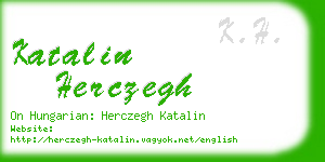 katalin herczegh business card